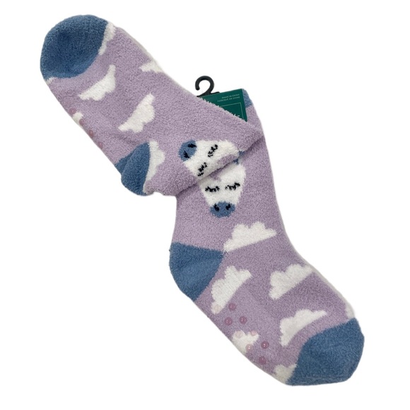 SNUGADOO Soft Fuzzy Non-Slip Character Kids Socks Pony & Cat 2-Pair Set NWT - Picture 7 of 7